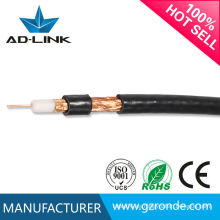 ROHS / CE Cable de comunicación OEM / ODM Fabricante Colored RG6 RG59 75 / 50ohms Cable coaxial / con cable de alimentación
